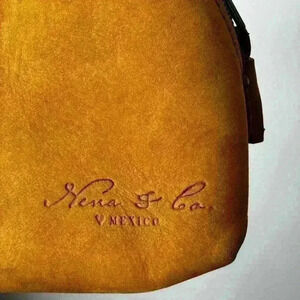 Nena & Co Mexico Collection Leather Dome Clutch